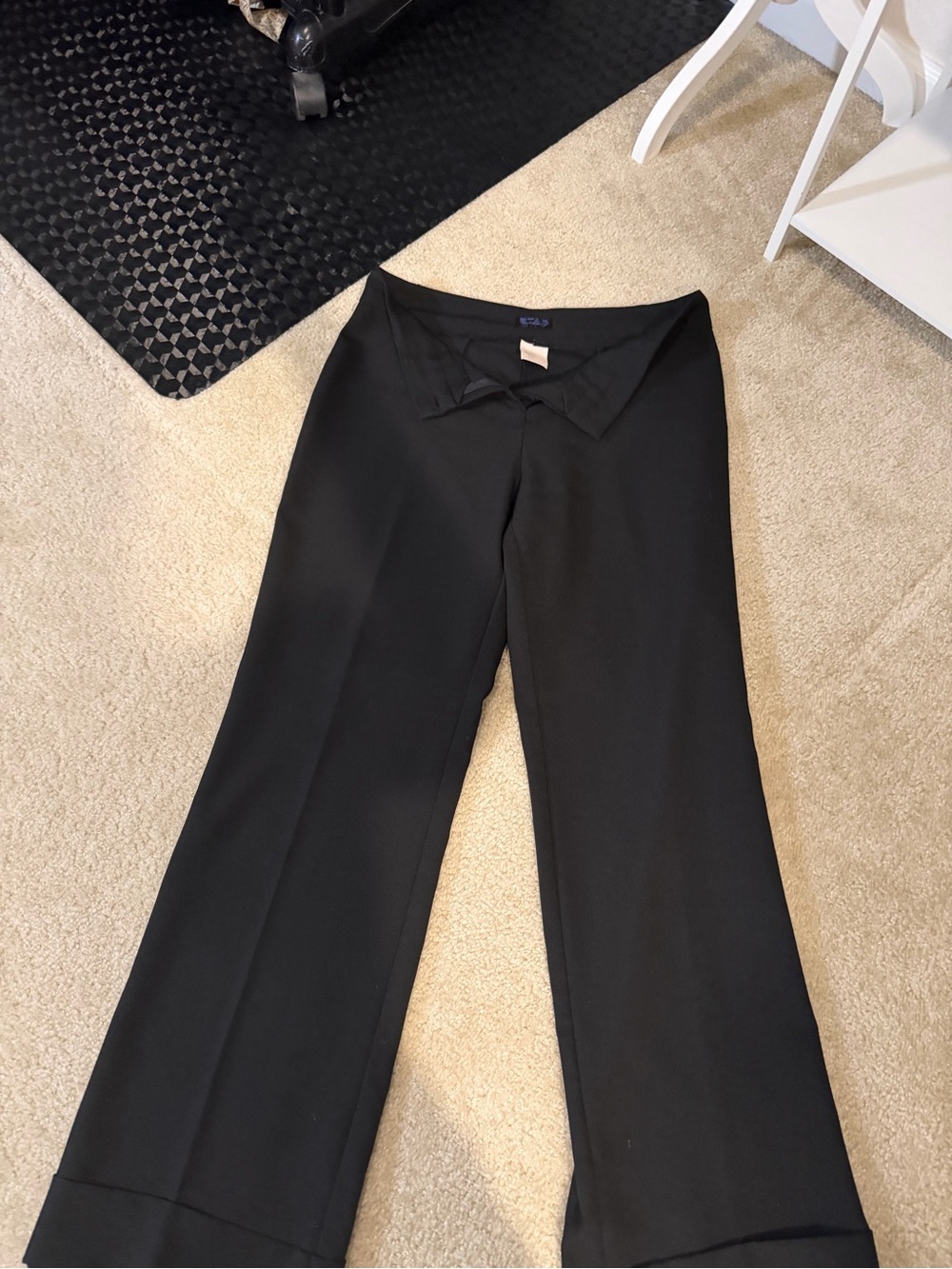 Star City Black Wide-Leg Dress Pants